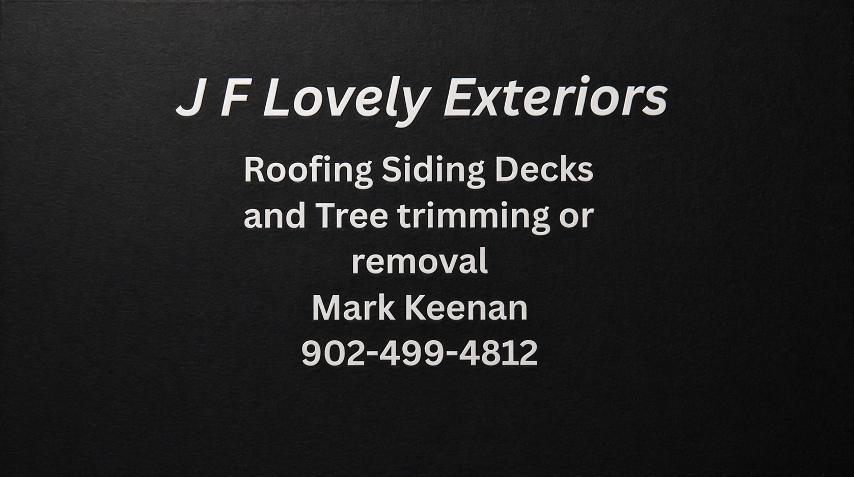 J F Lovely Exteriors - Roofing Contractors in Eastern Passage, Nova Scotia